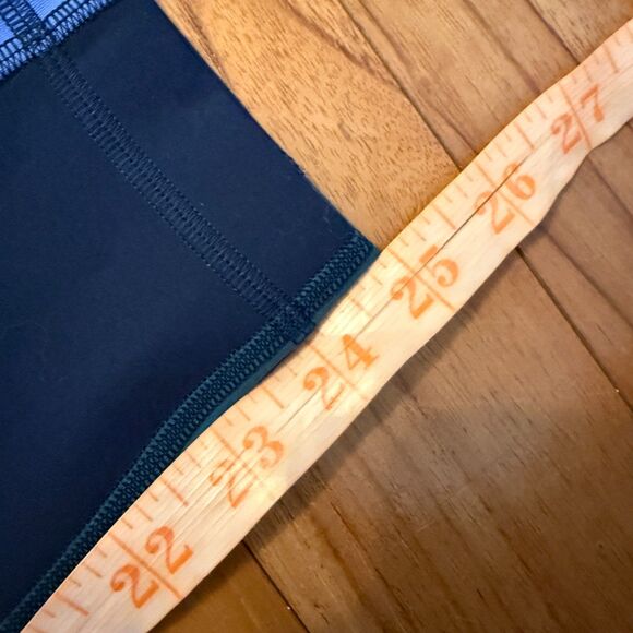 Women Wunder Train High-Rise Tight 25" Colour Block Black Blue Green Size 8 - Picture 8 of 10